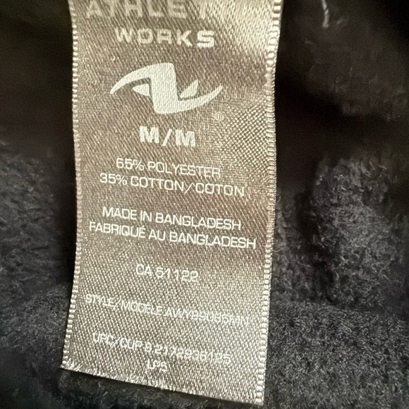 Athletic Works Men's Classic Black Sweatpants - Picture 3 of 7